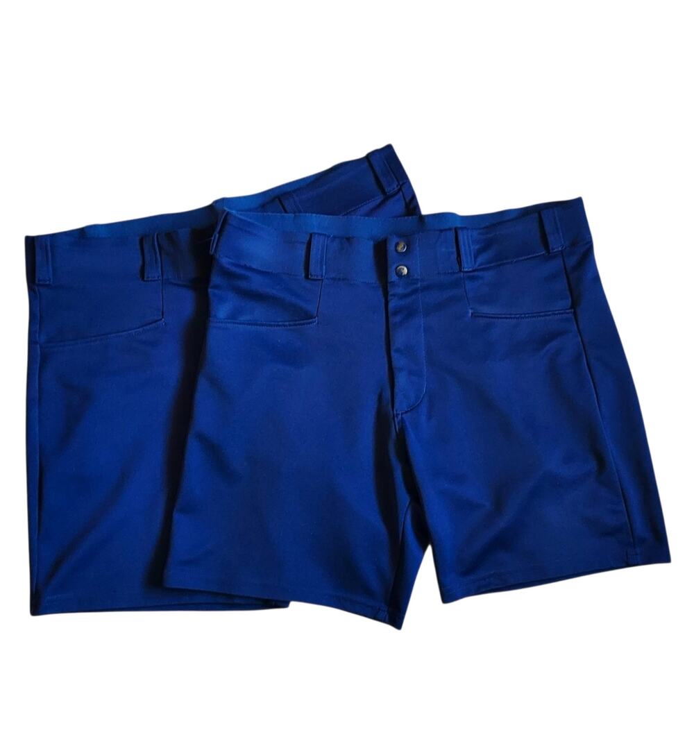 Teamwork Athletic Apparel Coaching Softball Football Shorts Blue Qty 2 Sz 40-42